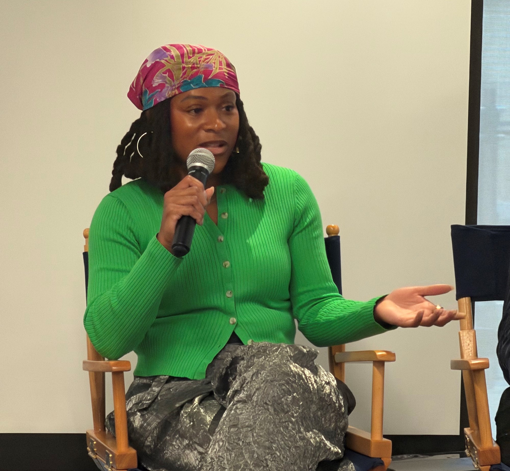 Victoria Fortune speaking on the Run for the Future panel