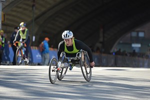Tatyana McFadden at the 2018 TCS New York City Marathon